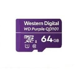 Karta pamięci WD Purple microSDXC WDD064G1P0C (64GB; Class 10, Class U1) — zdjęcie 1 z 2