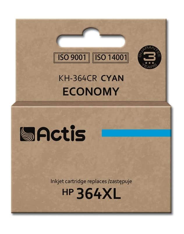 Actis KH-364CR Tusz, 12 ml, Niebieski, Kompatybilny z HP