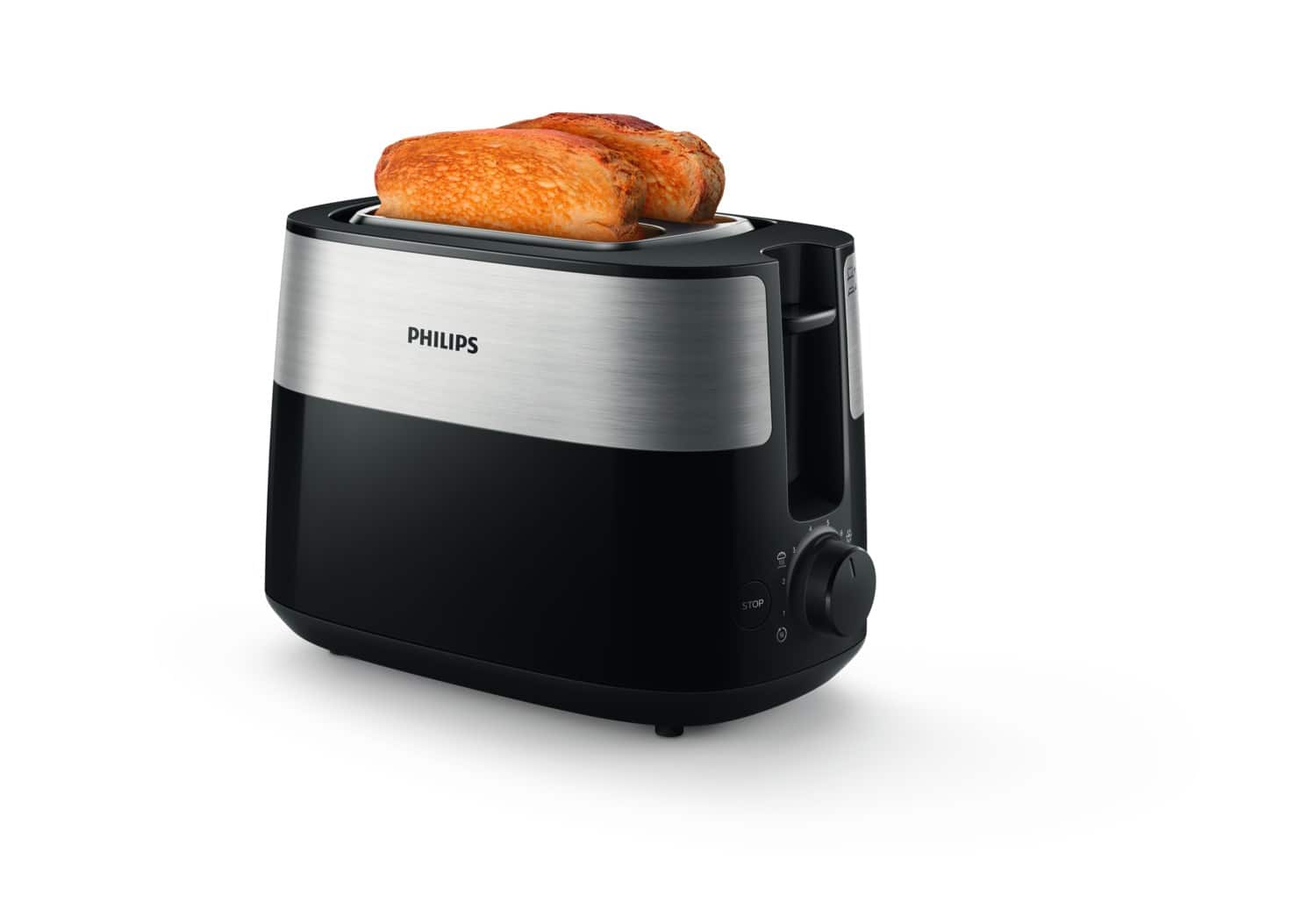 Toster Philips HD2516/90 (830W; kolor czarny) — zdjęcie 1 z 4