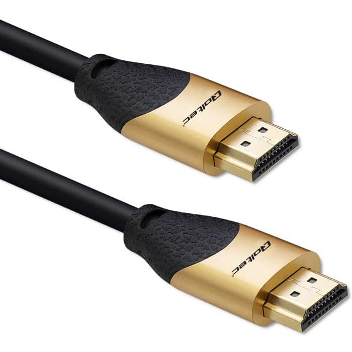 QOLTEC KABEL HDMI V2.1 ULTRA HIGH SPEED 8K | 60HZ | 30AWG | GOLD — zdjęcie 1 z 8