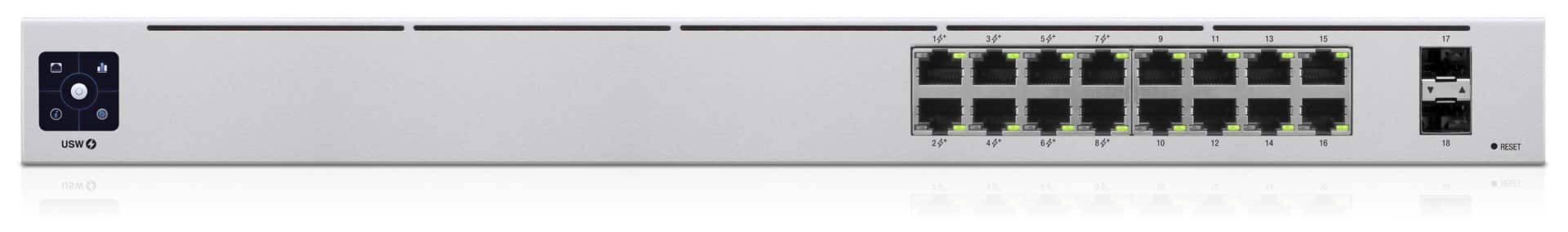 Switch Ubiquiti UniFi Standard 16 PoE 18p Managed Gigabit — zdjęcie 1 z 5