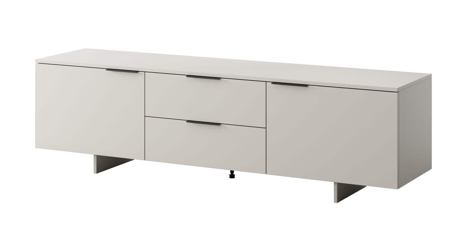 Szafka RTV 2D2S ALMA 180x41,5xH55 kaszmir — zdjęcie 1 z 4