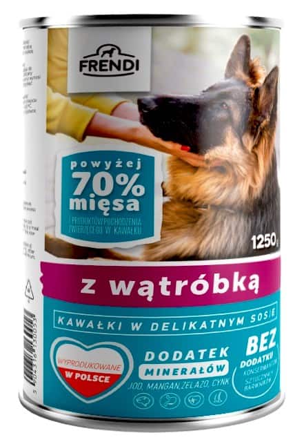Frendi puszka dla psa 1250 g wątróbka