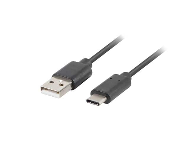 Kabel Lanberg CA-USBO-31CU-0018-BK (USB 3.1 - USB typu C ; 1,8m; kolor czarny) — zdjęcie 1 z 2