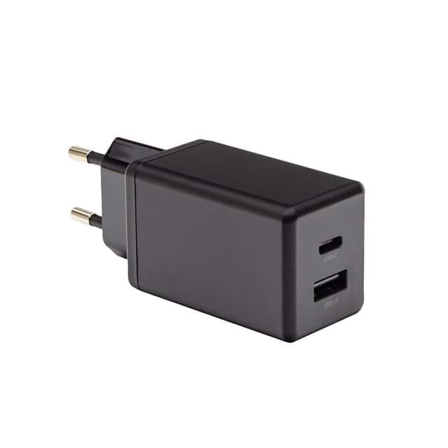 PATONA Premium Ładowarka GaN PD45W 1xUSB-C 1xUSB-A PD3.0 QC3.0 czarna — zdjęcie 1 z 6