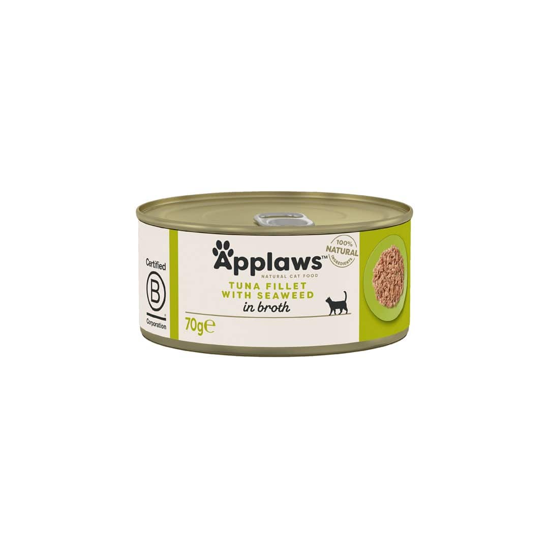 Applaws Cat Tin Tuna Fillet with Seaweed 70g — zdjęcie 1 z 2