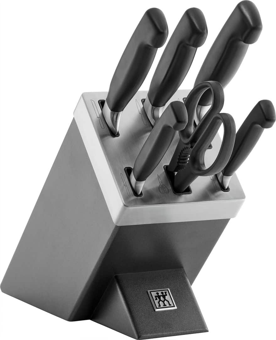 Zestaw noży samoostrzących ZWILLING Four Star 35148-507-0 7 elementów szary — zdjęcie 1 z 8