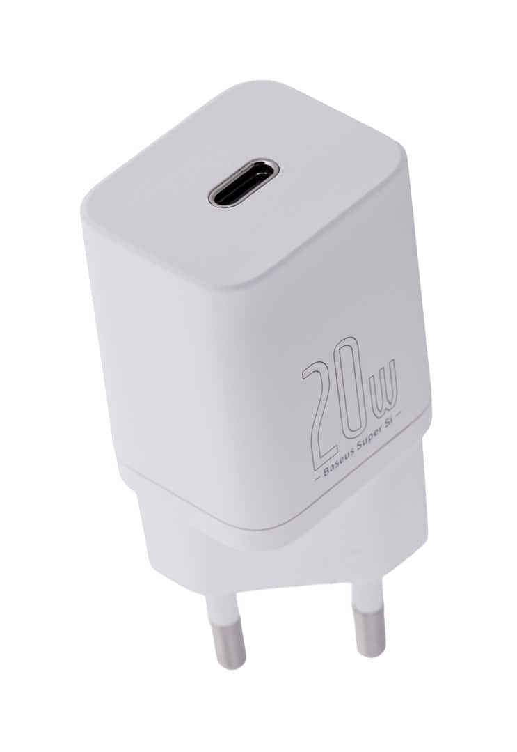 BASEUS ŁADOWARKA SIECIOWA SUPER SI 20W (BIAŁA) — zdjęcie 1 z 5