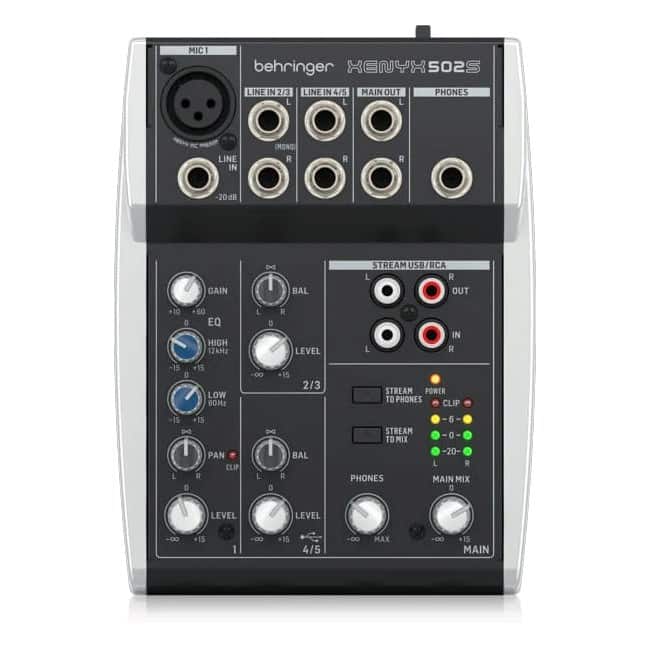 Behringer 502S - 5-Kanałowy Mikser Podcastowy — zdjęcie 1 z 3