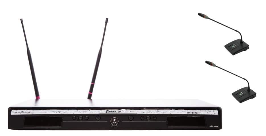 RELACART Zestaw Mikrofonów Bezprzewodowych UR-270D UD-222 — zdjęcie 1 z 3
