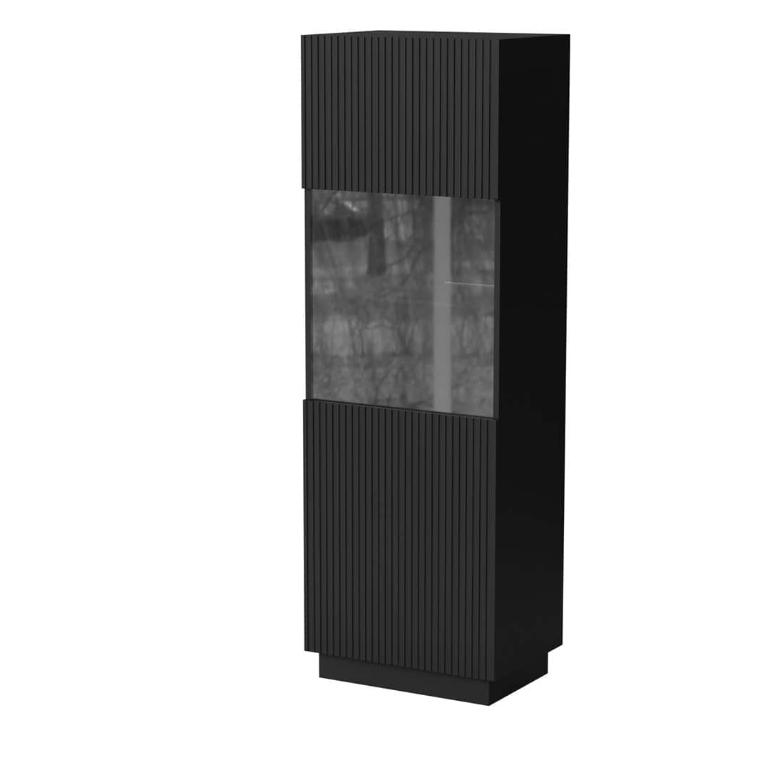 Witryna LIVERTI 59,5x42x178 czarny — zdjęcie 1 z 3