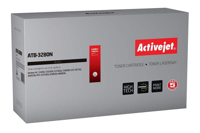 Activejet ATB-3280N Toner (zamiennik Brother TN-3280; Supreme; 8000 stron; czarny) — zdjęcie 1 z 2
