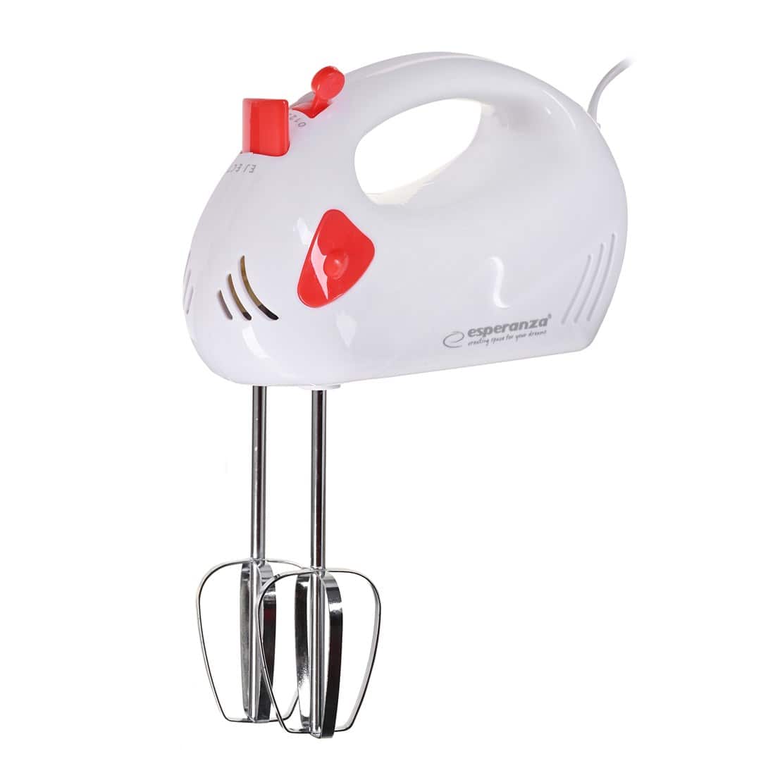 Mikser ręczny Esperanza Muffin EKM007R (150W, czerwony) — zdjęcie 1 z 5