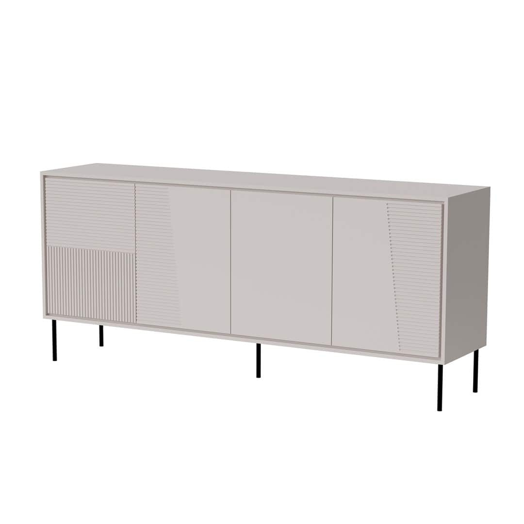Komoda 4D ABI 200x45x88 kaszmir mat — zdjęcie 1 z 4