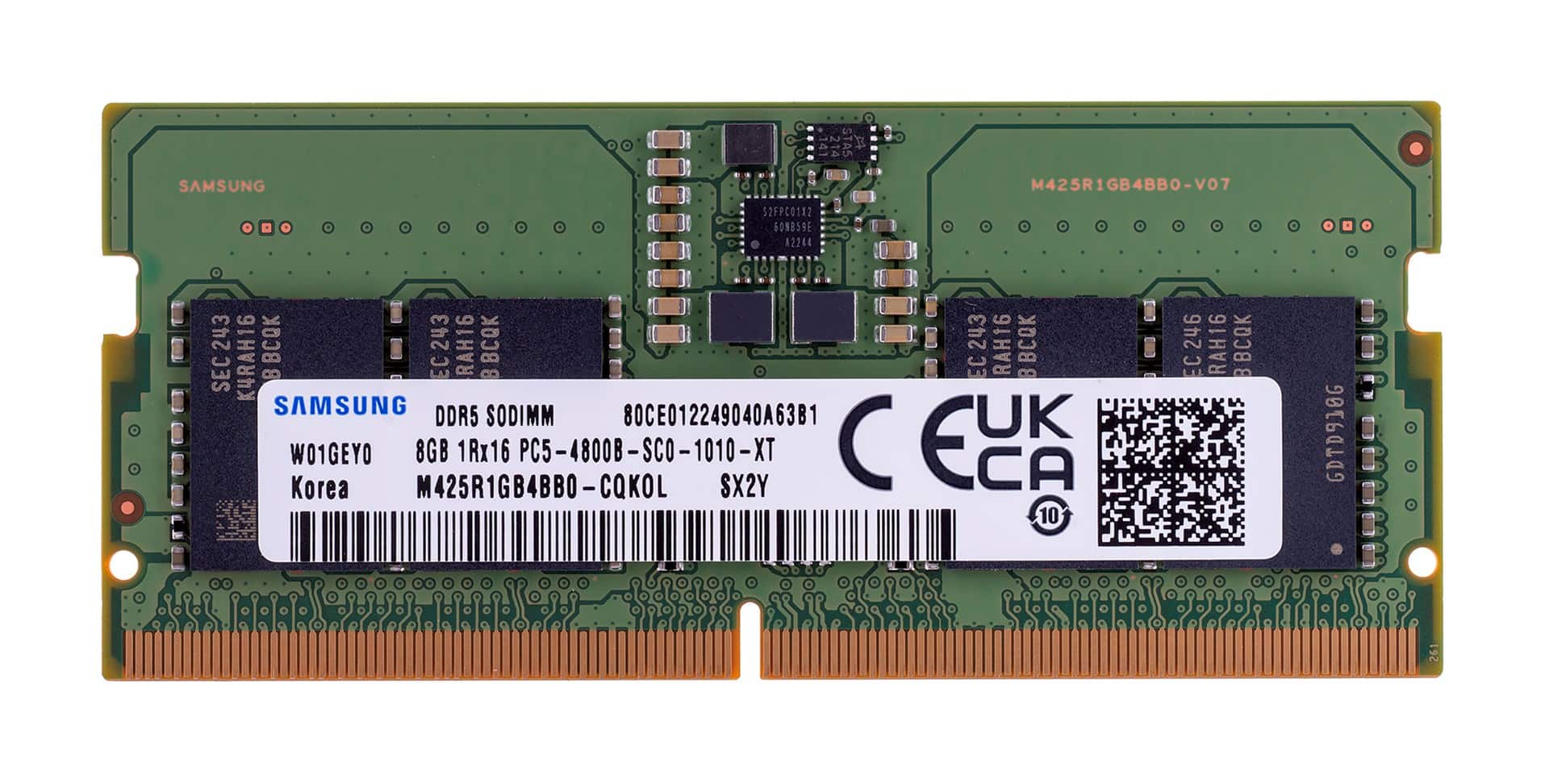 Samsung SO-DIMM 8GB DDR5 4800MHz M425R1GB4BB0-CQK — zdjęcie 1 z 3