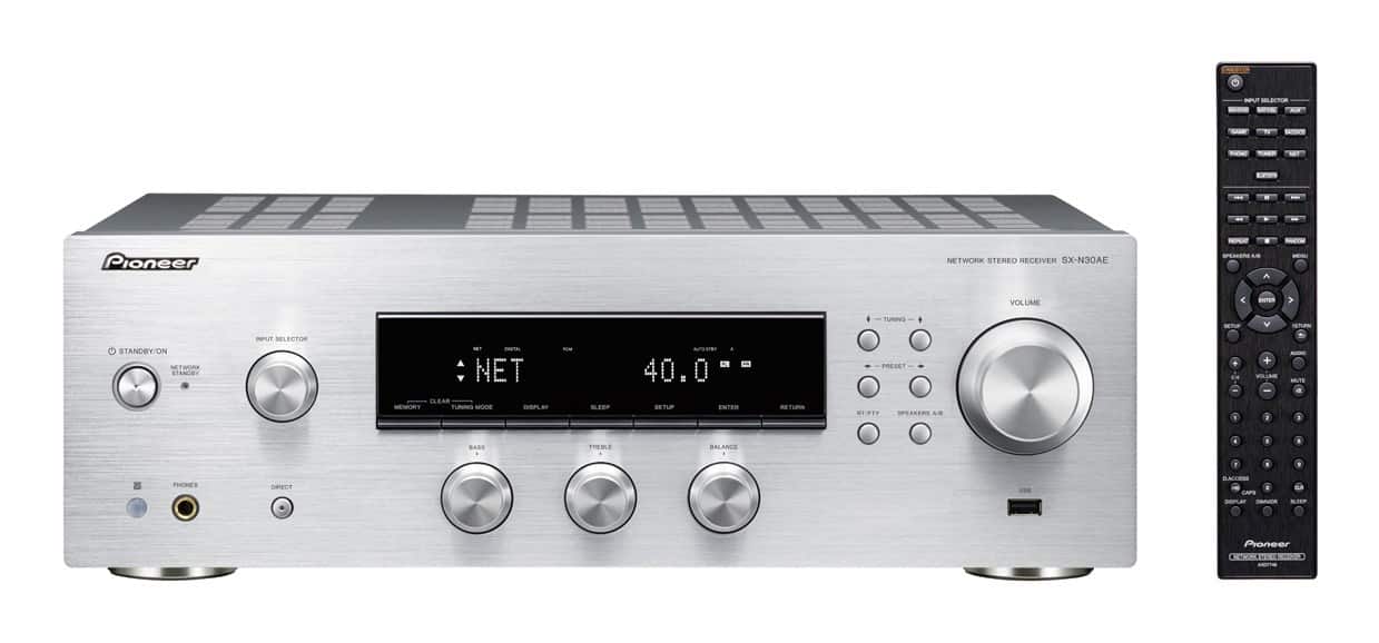Amplituner Stereo Pioneer SX-N30-AE-S Silver — zdjęcie 1 z 2