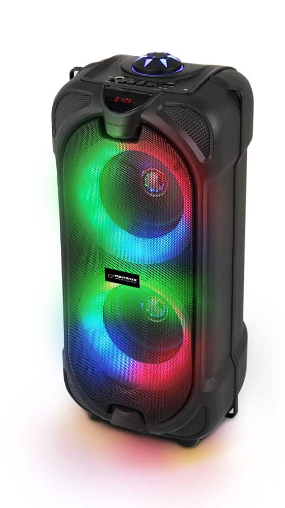 ESPERANZA GŁOŚNIK BLUETOOTH FM LED RGB RYTHM EP157 — zdjęcie 1 z 8