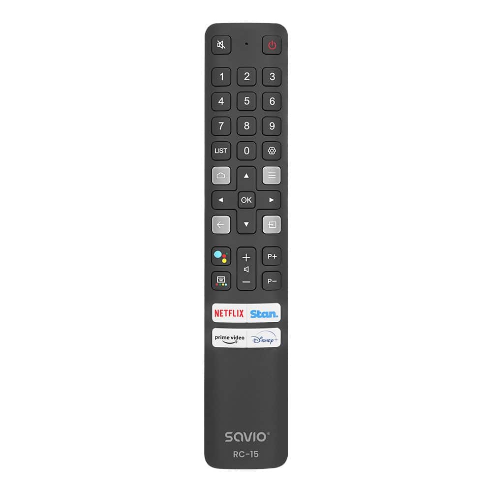 SAVIO PILOT UNIWERSALNY DO TV /ZAMIENNIK DO TV TCL - SMART TV RC-15 — zdjęcie 1 z 4