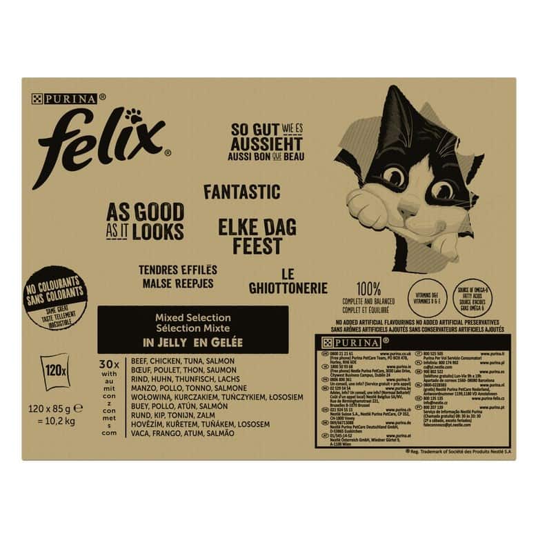 Purina Felix MIX 120x85g - Mokra Karma