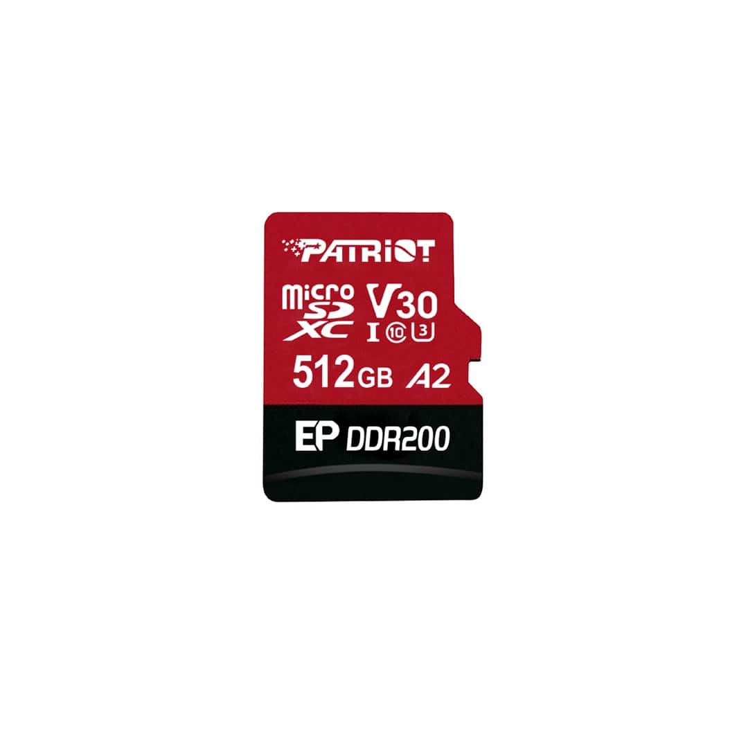 Patriot EP DDR200 Micro SDXC 512GB 160/120 MB/s U3 — zdjęcie 1 z 6