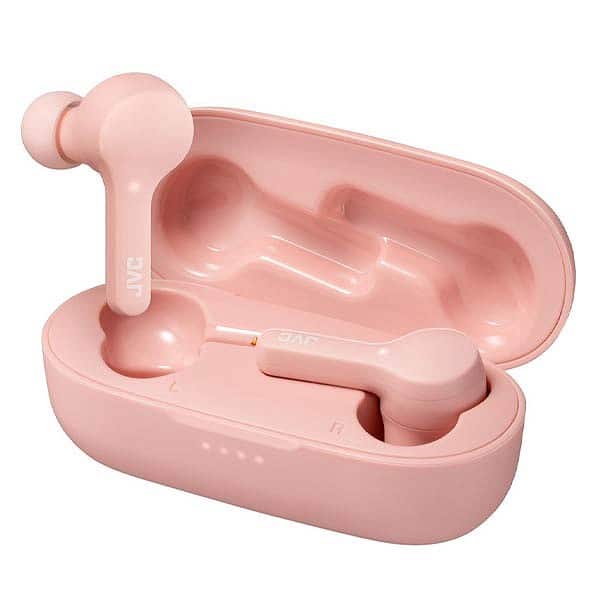 Słuchawki JVC HAA-7TPNU (douszne, bezprzewodowe, różowe) — zdjęcie 1 z 3