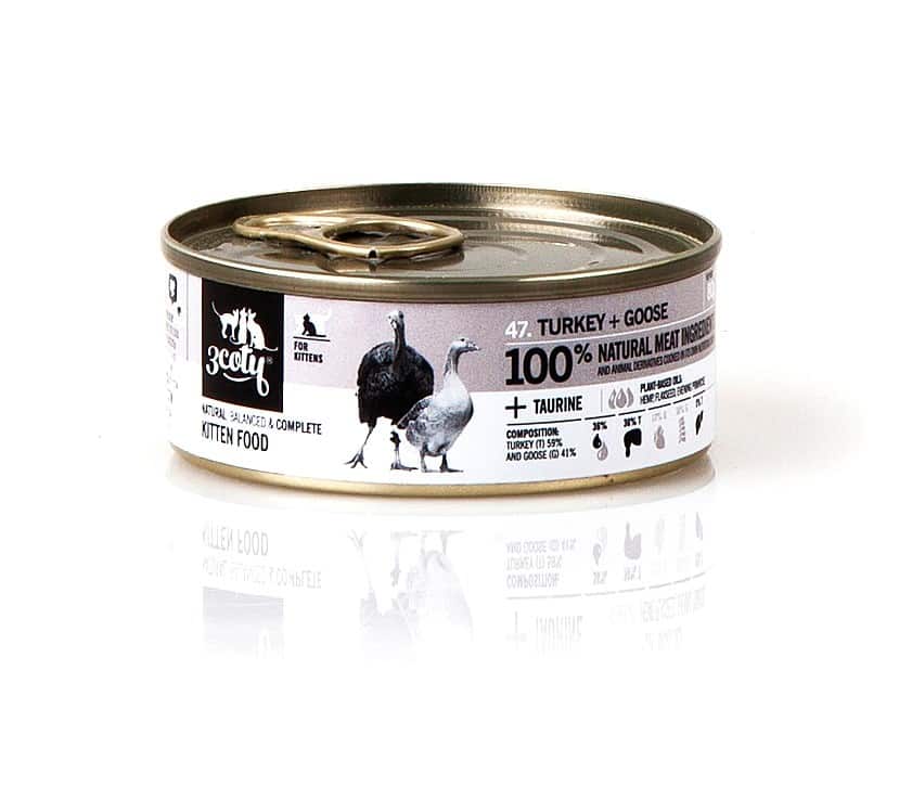 3Coty TURKEY + GOOSE for Kittens 80g — zdjęcie 1 z 8
