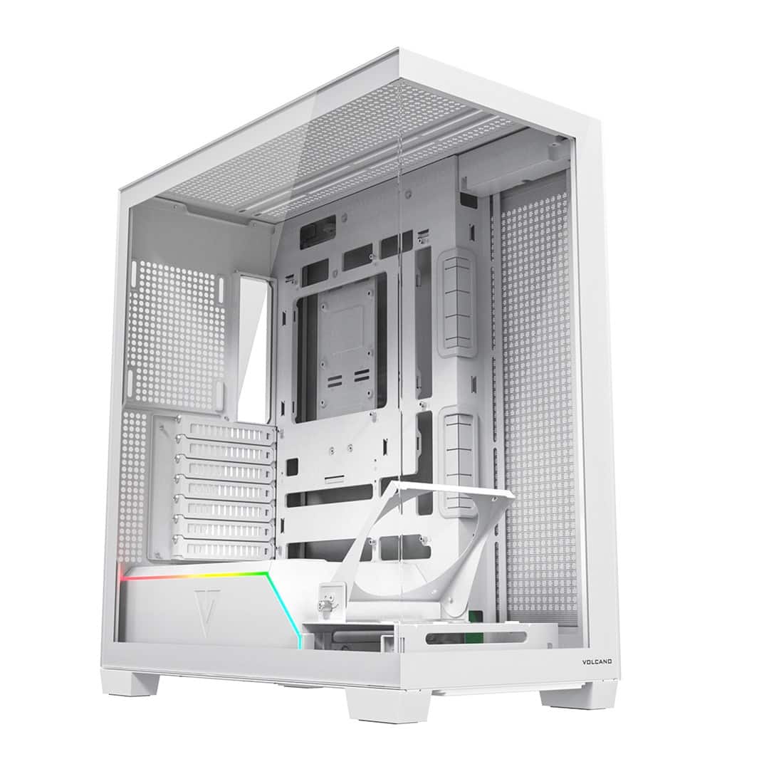 MODECOM OBUDOWA VOLCANO STELLAR PLUS MIDI BIAŁA — zdjęcie 1 z 8