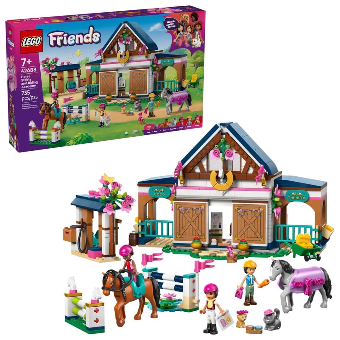 LEGO Friends 42688 - Stajnia i szkółka jeździecka — zdjęcie 1 z 8