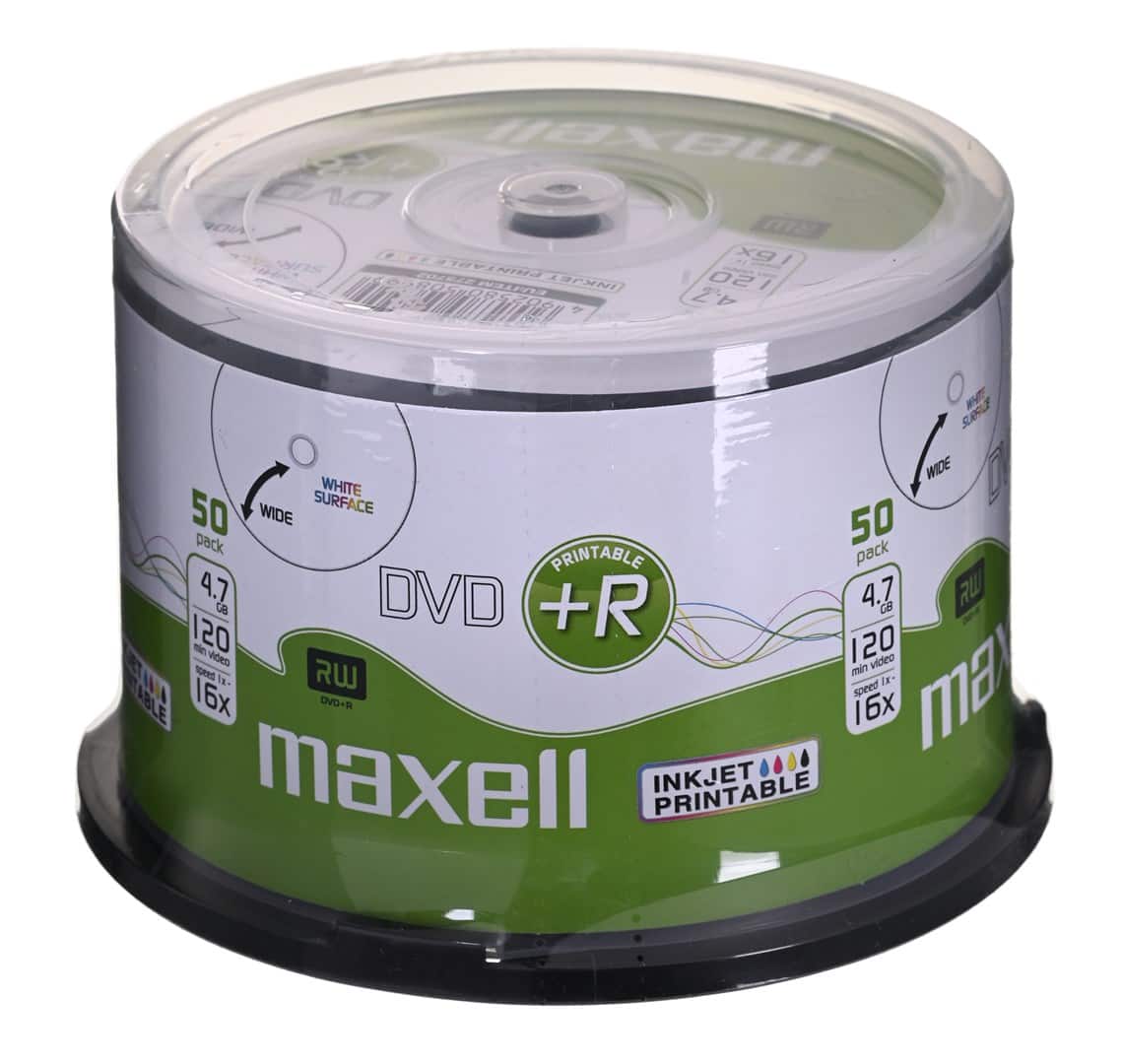 MAXELL Płyta DVD+R 4,7GB, 50 szt. — zdjęcie 1 z 3