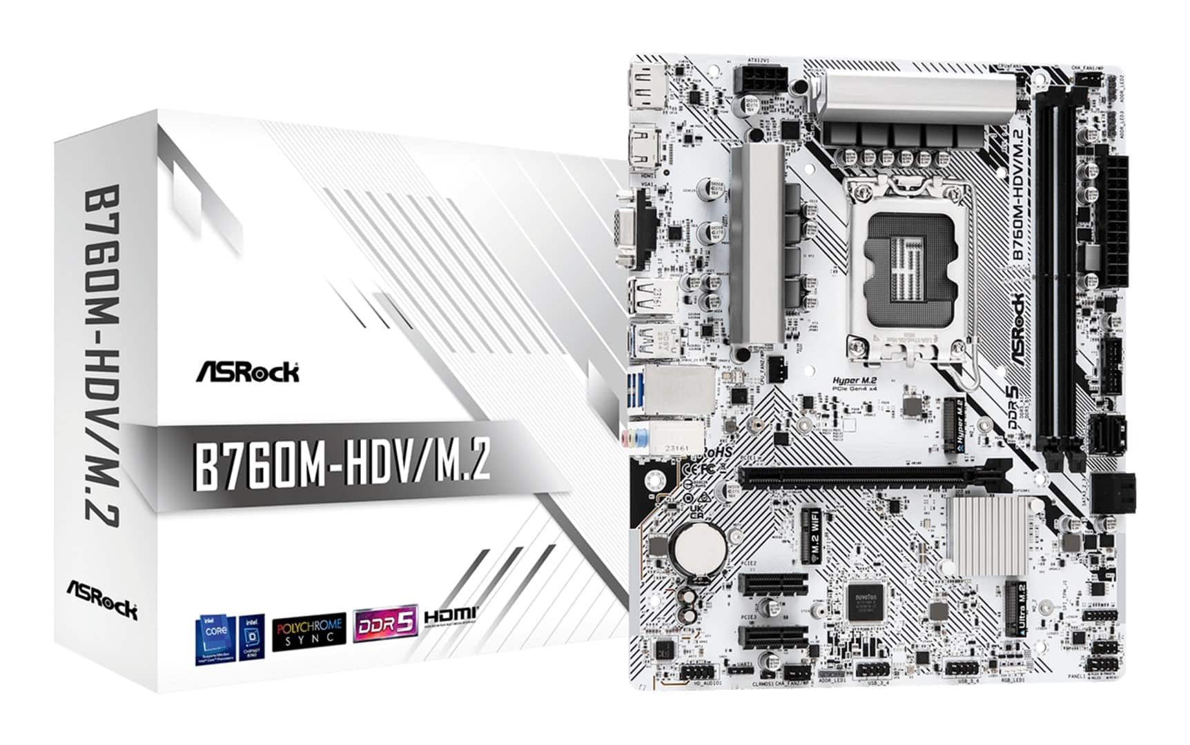 Płyta główna Asrock B760M-HDV/M.2 — zdjęcie 1 z 5