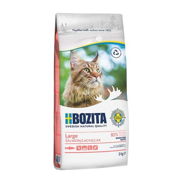 BOZITA Large Wheat free Salmon - sucha karma 2kg