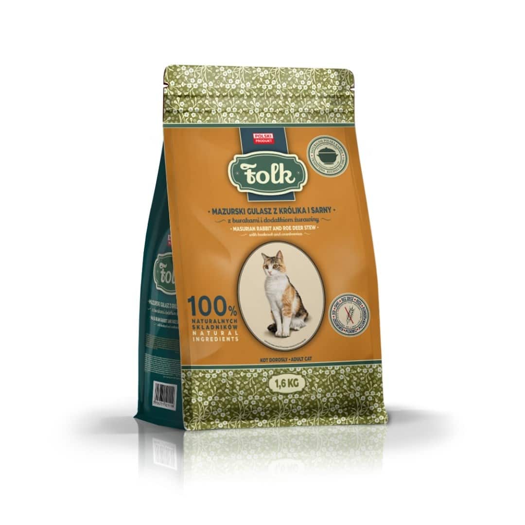 FOLK Mazurski gulasz z królika i sarny z burakami i dodatkiem żurawiny 1.6kg — zdjęcie 1 z 4