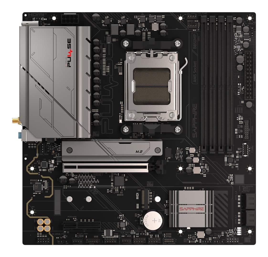 Płyta główna SAPPHIRE PULSE B850M WIFI Socket AM5 — zdjęcie 1 z 7
