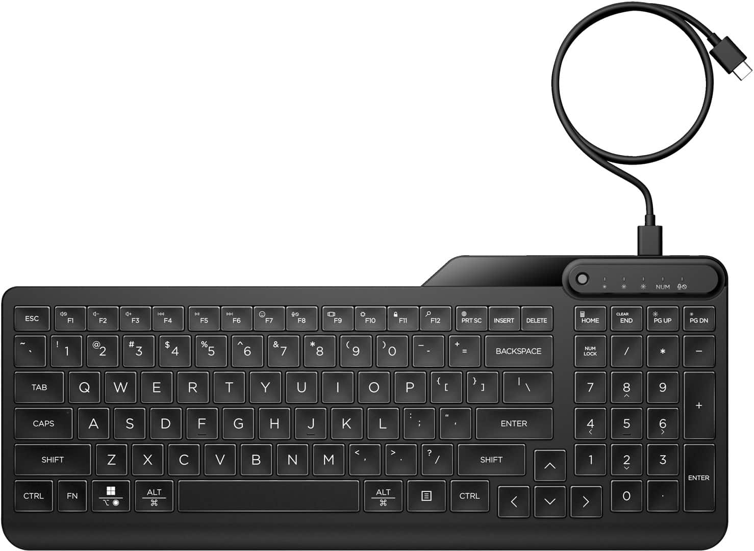 HP Klawiatura 405 Multi-Device podświetlana — zdjęcie 1 z 7