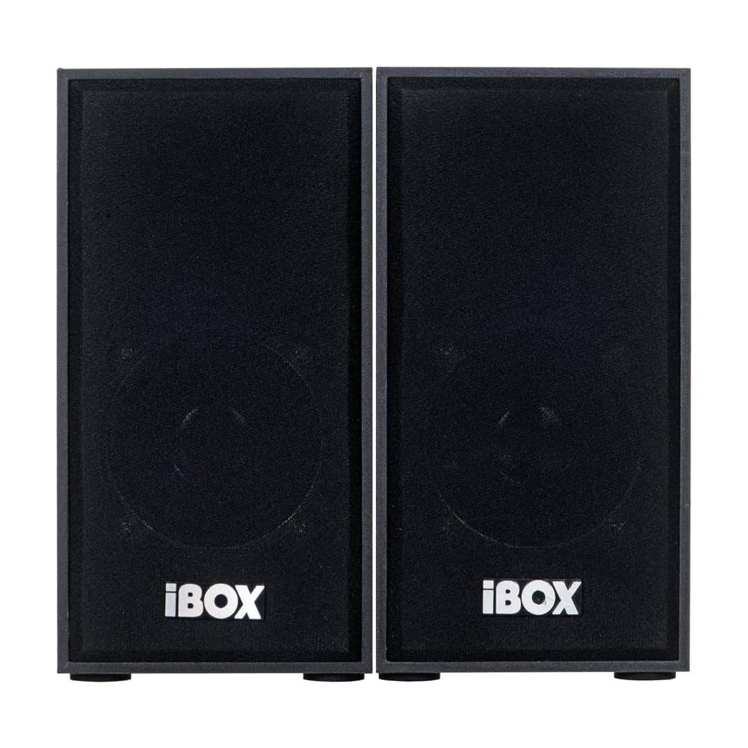 Zestaw głośników IBOX IGLSP1B 2.0 ciemne drewno — zdjęcie 1 z 7