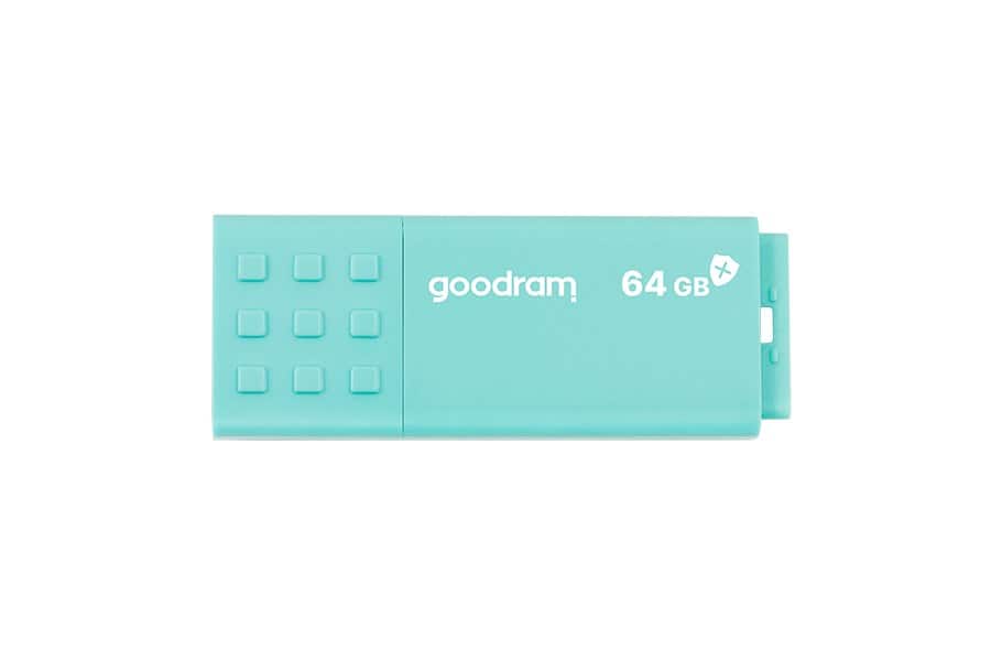 USB 3.0 GOODRAM 64GB UME3 Care Turkusowy — zdjęcie 1 z 8