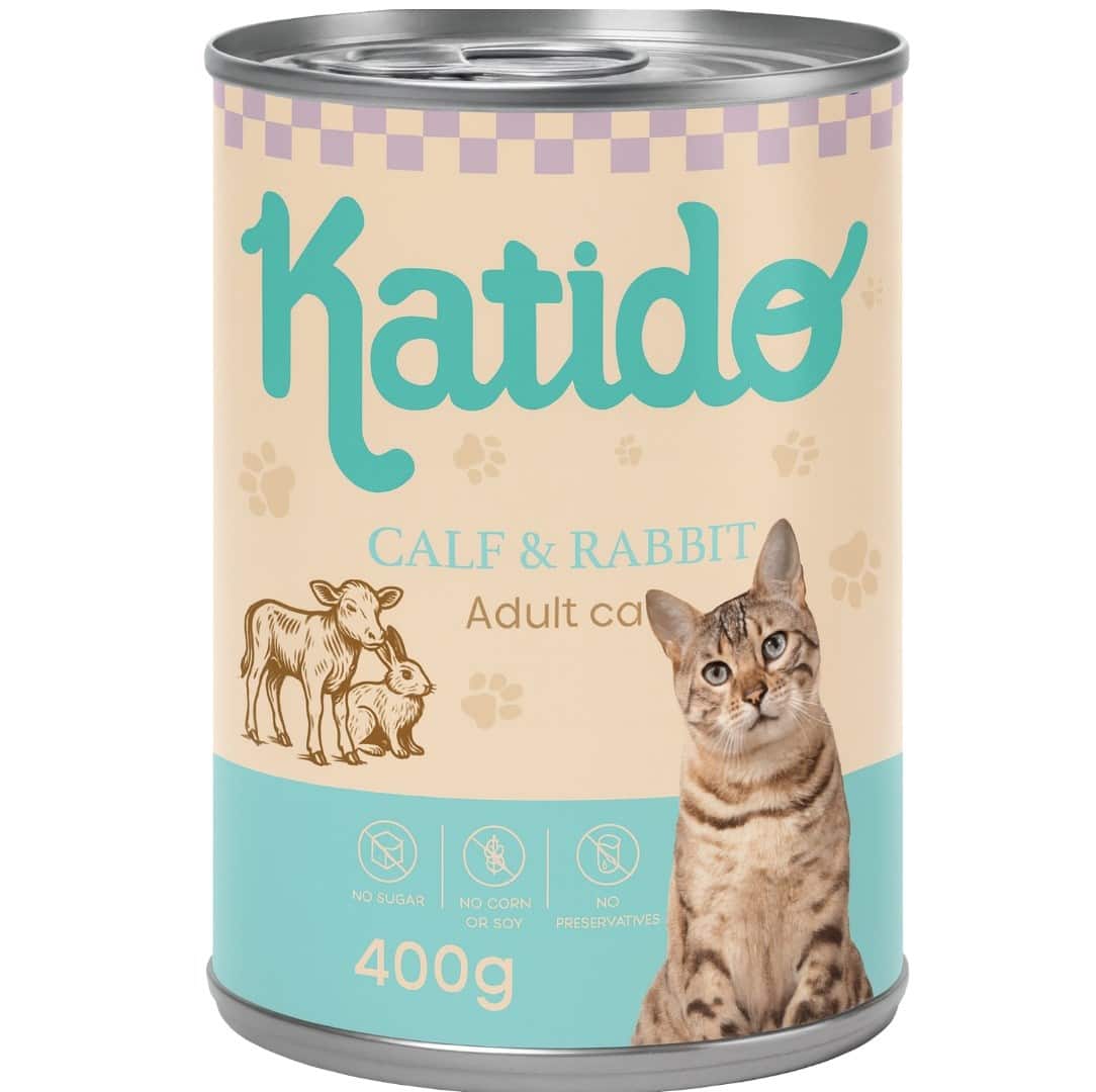 KATIDO Cielęcina z Królikiem 400g
