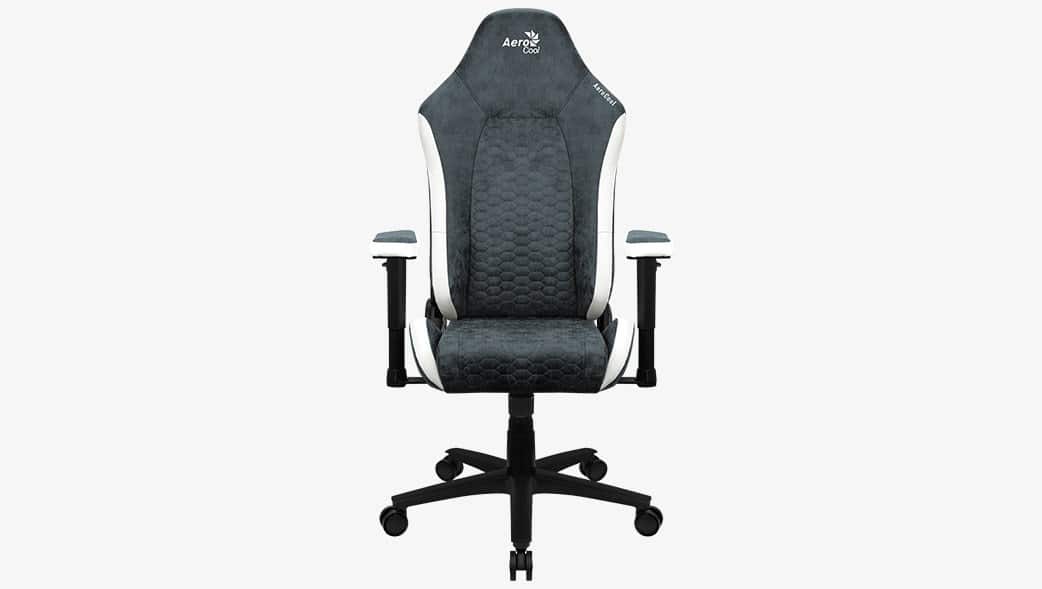 FOTEL AEROCOOL CROWN AeroSuede STEEL BLUE — zdjęcie 1 z 8