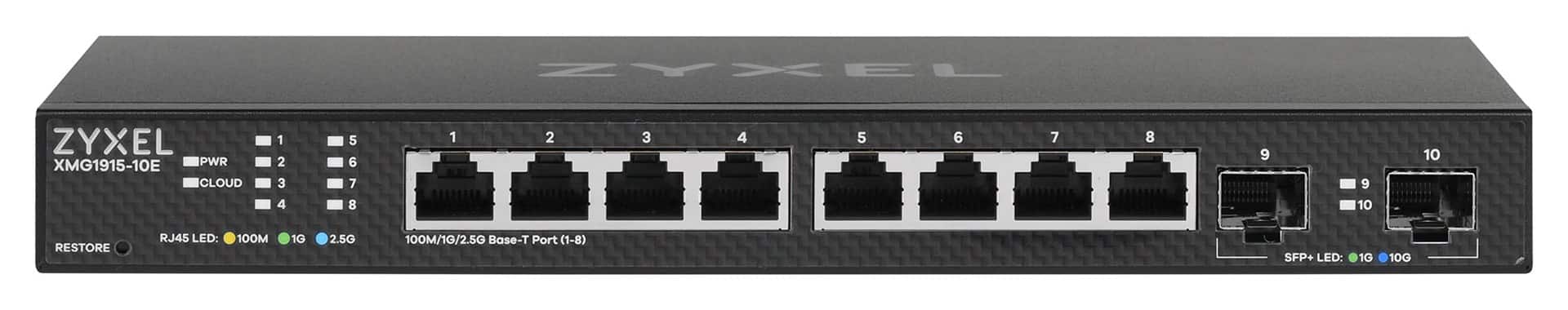 Switch Zyxel XMG1915-10E 10p Managed Multigigabit/10G — zdjęcie 1 z 8