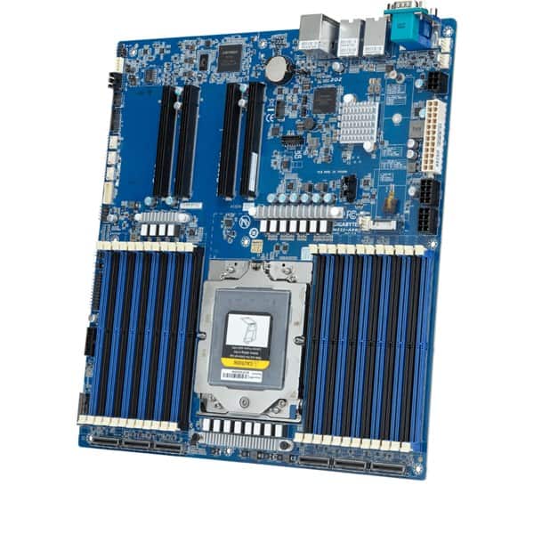 Płyta główna Gigabyte MZ33-AR0 1x SP5 AMD Epyc 9004 SoC (24x DIMM, 6x MCIO 8i, 1xM.2, 2x10Gbe, IPMI, E-ATX) — zdjęcie 1 z 4