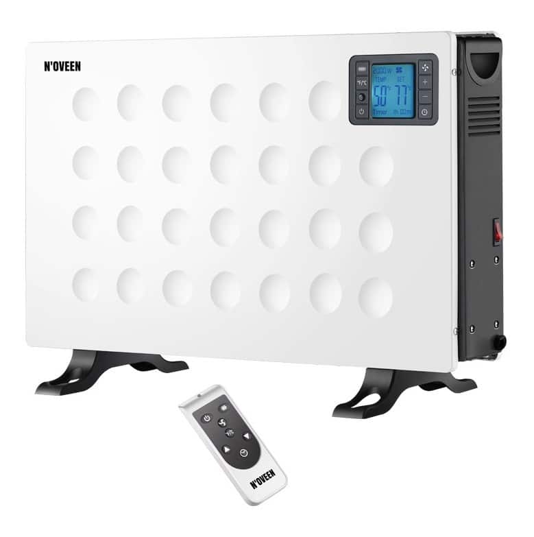 Grzejnik konwektorowy NOVEEN CH8000 LCD Smart, biały — zdjęcie 1 z 7