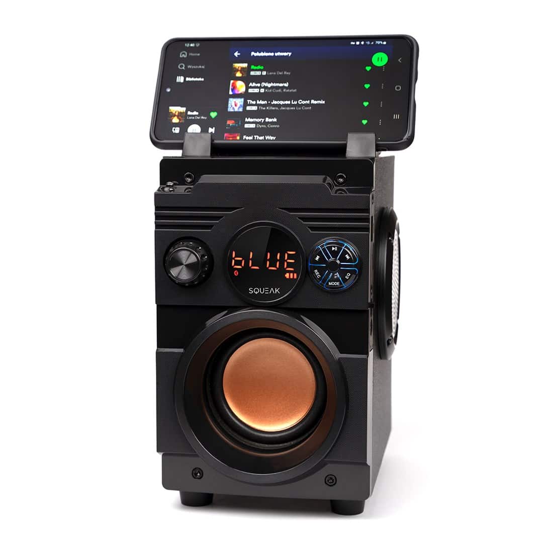 SQUEAK GŁOŚNIK BASSBLASTER BLUETOOTH 5.1, RADIO FM, ODTWARZACZ MP3 SQ1001 — zdjęcie 1 z 6
