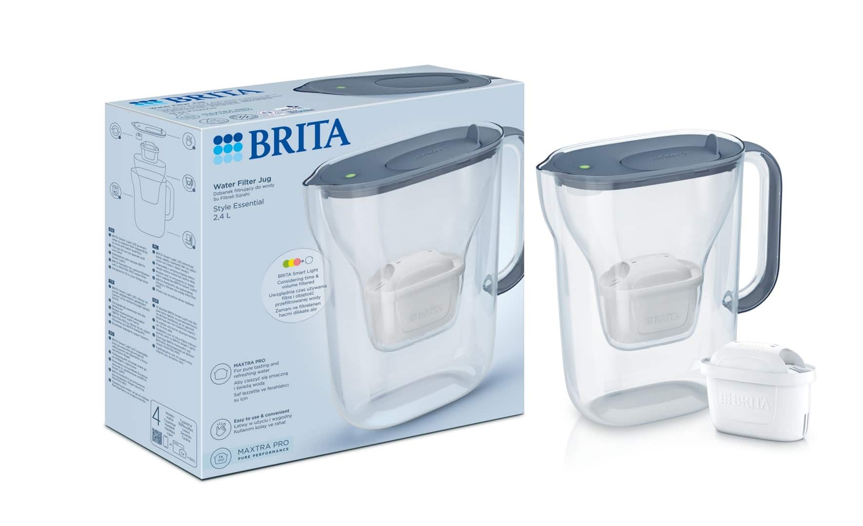 Dzbanek filtrujący Brita Style Essential+1 Maxtra Pro PP (grafitowy) — zdjęcie 1 z 7