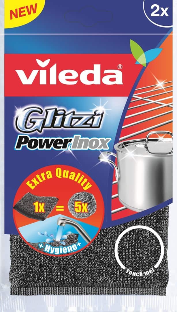 Zmywak Vileda Glitzi Power Inox 2 szt. — zdjęcie 1 z 3