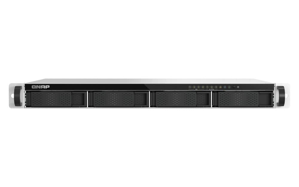 Qnap TS-h765eU-8G ,1U RACK, 4 x 2.5"/3.5" SATA + 3 x E1.S/PCIe M.2 2280, Intel Atom x7405C, 8GB DDR5 (Max. 16GB), 2 x M.2 PCIe Gen3 x1 slots, 2 x 2.5GbE, 1 x USB 3.2 Gen1, 1 x USB 2.0, 1 x 150W PSU — zdjęcie 1 z 8