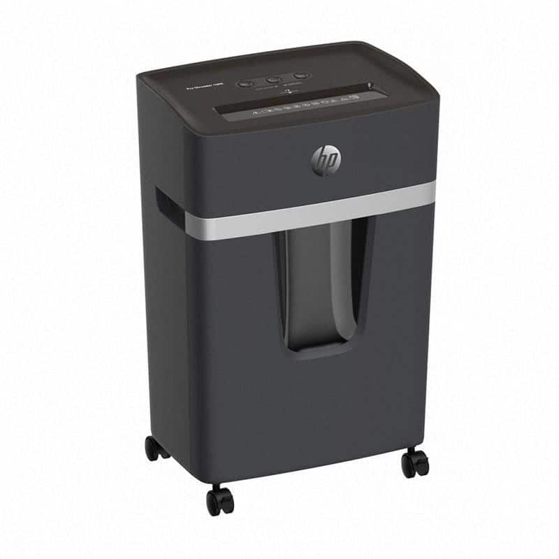 HP PRO SHREDDER 10MC Niszczarka mikrościnki, P-5, 10 kart., 20l, ciemnoszara — zdjęcie 1 z 4