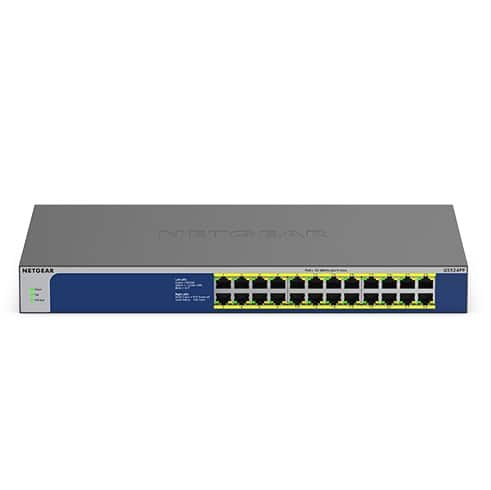Switch Netgear GS524PP-100EUS 24p PoE 300W (PoE+: 24p) Unmanaged Gigabit — zdjęcie 1 z 6