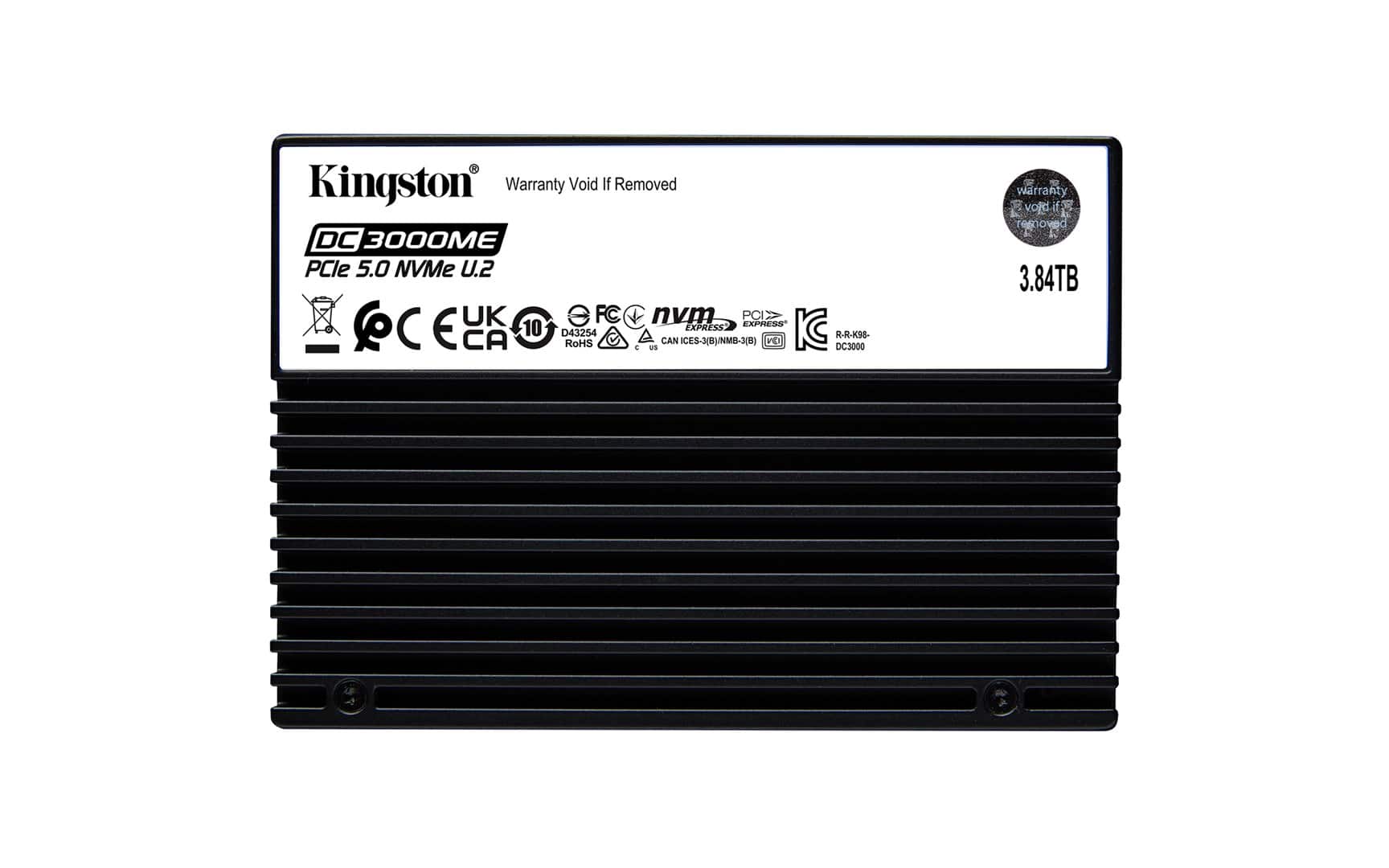 Dysk SSD Kingston DC3000ME 3.84TB U.2 (15mm) NVMe PCIe 5.0 SEDC3000ME/3T8 (DWPD 1) TCG — zdjęcie 1 z 8