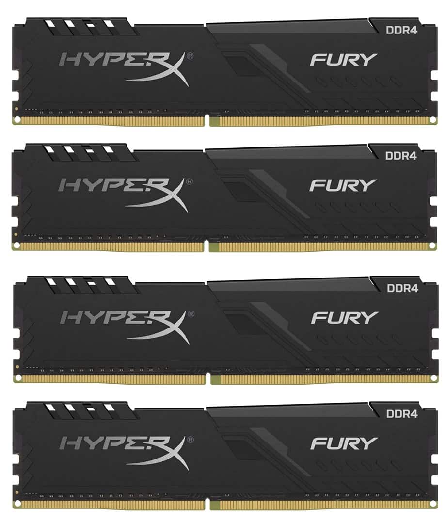 KINGSTON HyperX FURY DDR4 4x16GB 2666MHz — zdjęcie 1 z 4