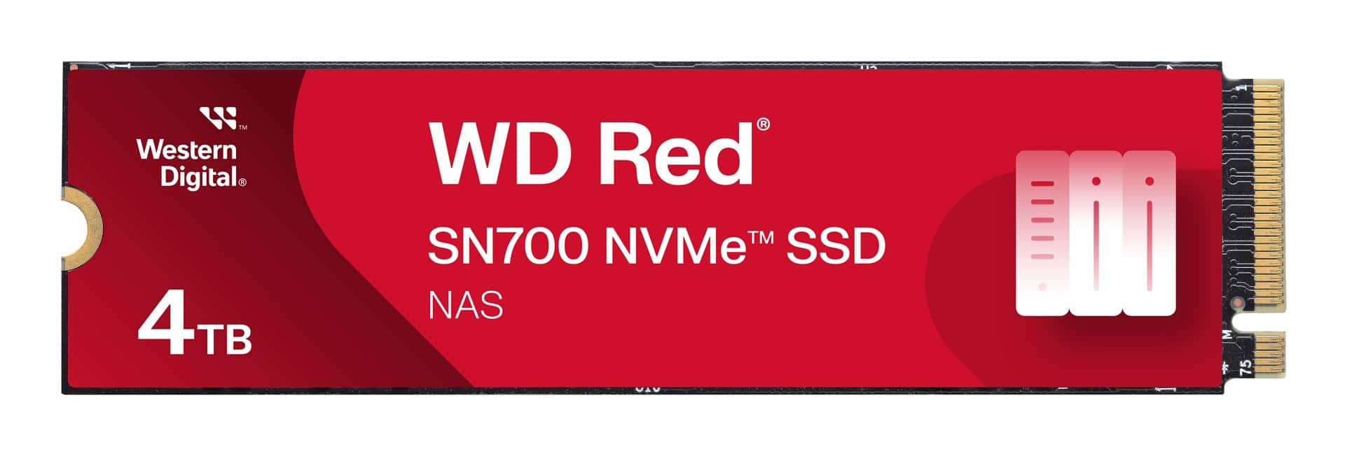 Dysk SSD WD Red SN700 WDS400T1R0C (4 TB ; M.2; PCIe NVMe 3.0 x4) — zdjęcie 1 z 6